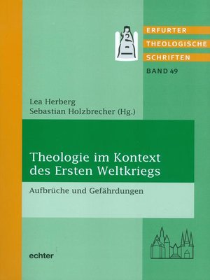 cover image of Theologie im Kontext des Ersten Weltkrieges